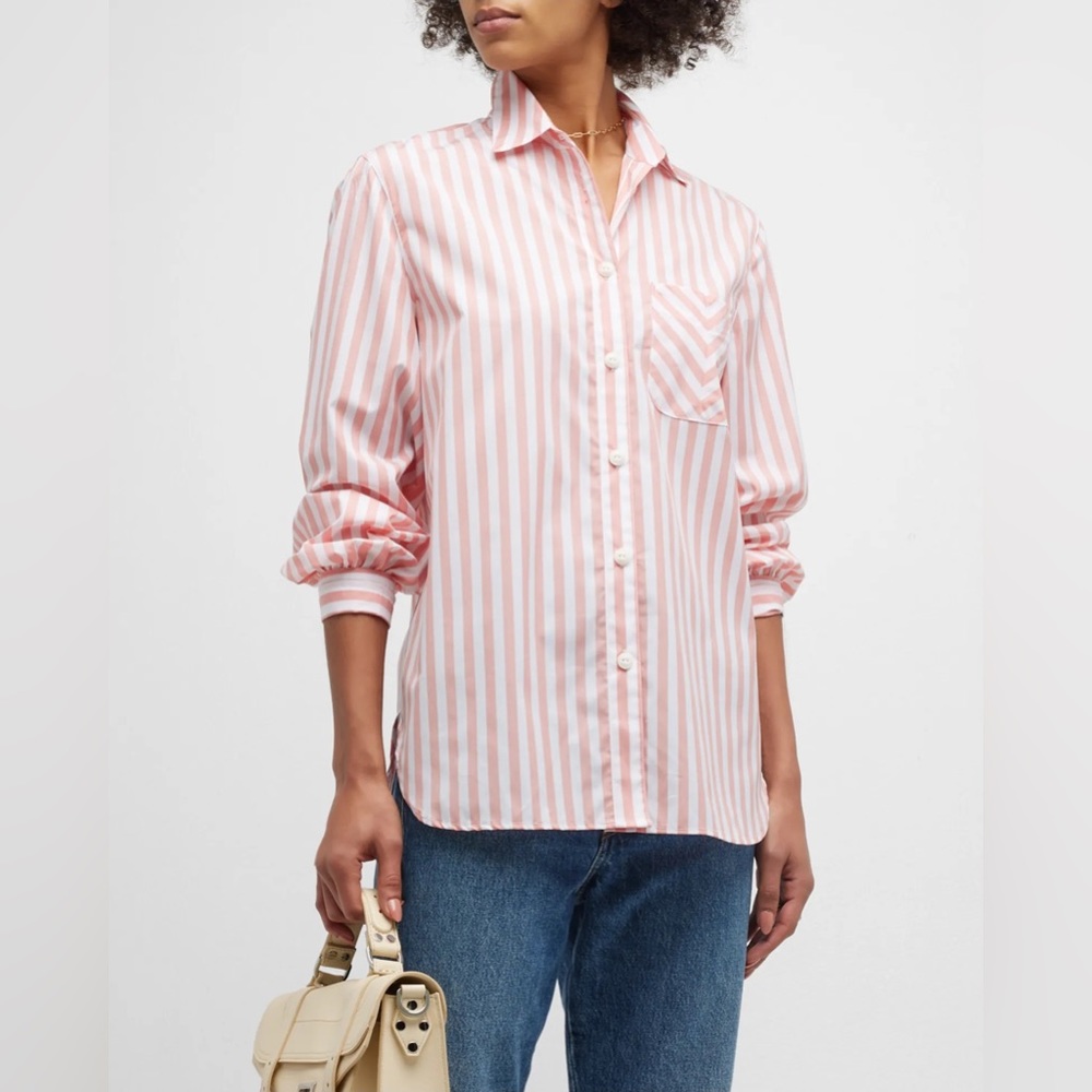 Rag & Bone Maxine Striped Button-Front Shirt
